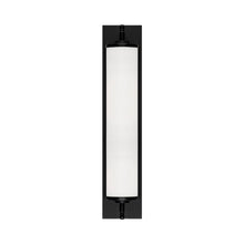 Load image into Gallery viewer, Foster Bath Vanity Light in Matte Black (24-Inch).