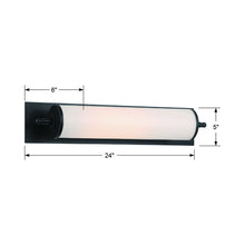 Load image into Gallery viewer, Foster Bath Vanity Light - line drawing.