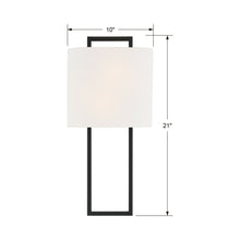 Load image into Gallery viewer, Fremont Wall Light - line drawing.