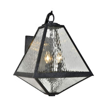 Load image into Gallery viewer, Glacier Outdoor Wall Light in Water (Large).