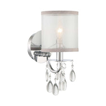 Load image into Gallery viewer, Hampton Wall Light in Polished Chrome.