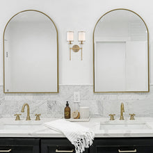Load image into Gallery viewer, Hatfield Wall Light in bathroom.