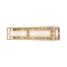 Load image into Gallery viewer, Hillcrest Bath Wall Light in Vibrant Gold.