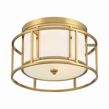 Load image into Gallery viewer, Hulton Semi Flush Mount Ceiling Light in Detail.