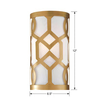 Load image into Gallery viewer, Jennings Wall Light - line drawing.