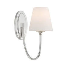 Load image into Gallery viewer, Juno Wall Light in Polished Nickel (1-Light).