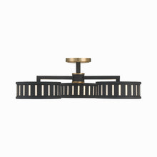 Load image into Gallery viewer, Kendal Semi Flush Mount Ceiling Light in Detail.
