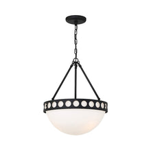 Load image into Gallery viewer, Kirby Chandelier in Black Forged.