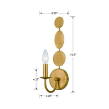 Load image into Gallery viewer, Layla Wall Light - line drawing.