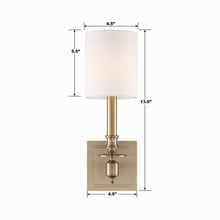 Load image into Gallery viewer, Lloyd Wall Light - line drawing.