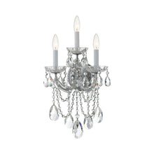Load image into Gallery viewer, Maria Theresa Crystal Wall Light in Polished Chrome (3-Light).