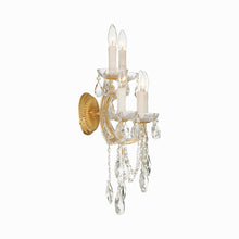 Load image into Gallery viewer, Maria Theresa Crystal Wall Light in Detail.