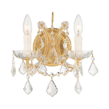 Load image into Gallery viewer, Maria Theresa Wall Light in Gold (2-Light).