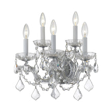 Load image into Gallery viewer, Maria Theresa Wall Light in Polished Chrome (5-Light).