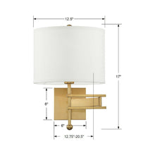 Load image into Gallery viewer, Marshall Wall Light - line drawing.