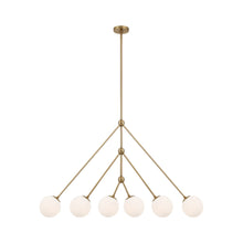 Load image into Gallery viewer, Omni Chandelier in Aged Brass.