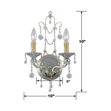 Load image into Gallery viewer, Paris Market 2-Light Wall Light - line drawing.