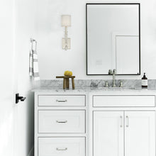 Load image into Gallery viewer, Paxton Wall Light in bathroom.