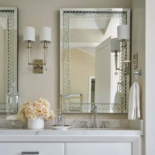 Load image into Gallery viewer, Paxton Wall Light in bathroom.