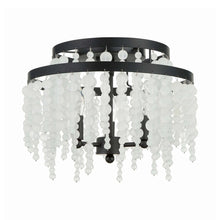 Load image into Gallery viewer, Poppy Semi Flush Mount Ceiling Light in Detail.