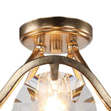 Load image into Gallery viewer, Quincy Semi Flush Mount Ceiling Light in Detail.