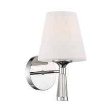 Load image into Gallery viewer, Ramsey Wall Light in Polished Nickel.