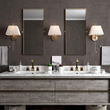 Load image into Gallery viewer, Renee Wall Light in bathroom.