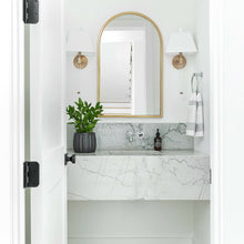 Load image into Gallery viewer, Renee Wall Light in bathroom.