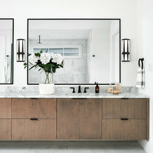 Load image into Gallery viewer, Royston Wall Light in bathroom.