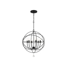 Load image into Gallery viewer, Solaris Chandelier in Black (Medium).