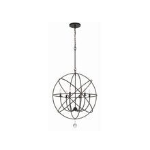 Load image into Gallery viewer, Solaris Chandelier in English Bronze (Medium).