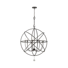 Load image into Gallery viewer, Solaris Chandelier in English Bronze (Large).