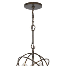 Load image into Gallery viewer, Solaris Outdoor Chandelier in Detail.
