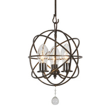 Load image into Gallery viewer, Solaris Outdoor Chandelier in Detail.