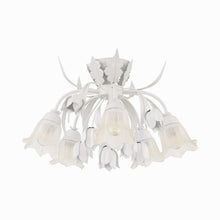 Load image into Gallery viewer, Southport Semi Flush Mount Ceiling Light in Wet White.