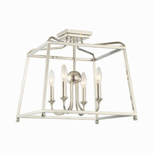 Load image into Gallery viewer, Sylvan Semi Flush Mount Ceiling Light in Detail.
