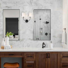 Load image into Gallery viewer, Sylvan Vanity Wall Light in bathroom.
