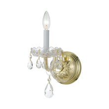 Load image into Gallery viewer, Traditional Crystal Wall Light.