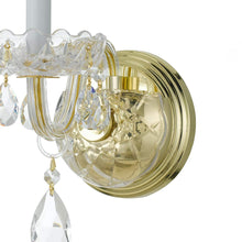 Load image into Gallery viewer, Traditional Crystal Wall Light in Detail.