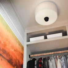 Load image into Gallery viewer, Travis Semi Flush Mount Ceiling Light in Detail.