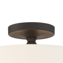Load image into Gallery viewer, Travis Semi Flush Mount Ceiling Light in Detail.
