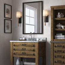 Load image into Gallery viewer, Trenton Wall Light in bathroom.