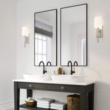 Load image into Gallery viewer, Trenton Wall Light in bathroom.