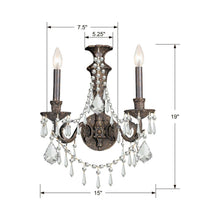Load image into Gallery viewer, Vanderbilt Wall Light - line drawing.