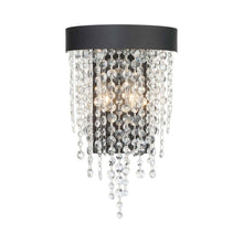 Load image into Gallery viewer, Winham Wall Light in Black Forged.