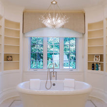 Load image into Gallery viewer, Quantum Chandelier in bathroom.