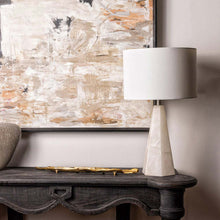 Load image into Gallery viewer, Athena Table Lamp in living room.
