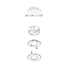 Load image into Gallery viewer, Alter LED Recessed Retrofit Light - line drawing.