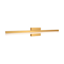 Load image into Gallery viewer, Lyra LED Bath Vanity Light in Gold (32-Inch).