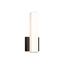 Load image into Gallery viewer, Nobel One LED Bath Wall Light in Black.